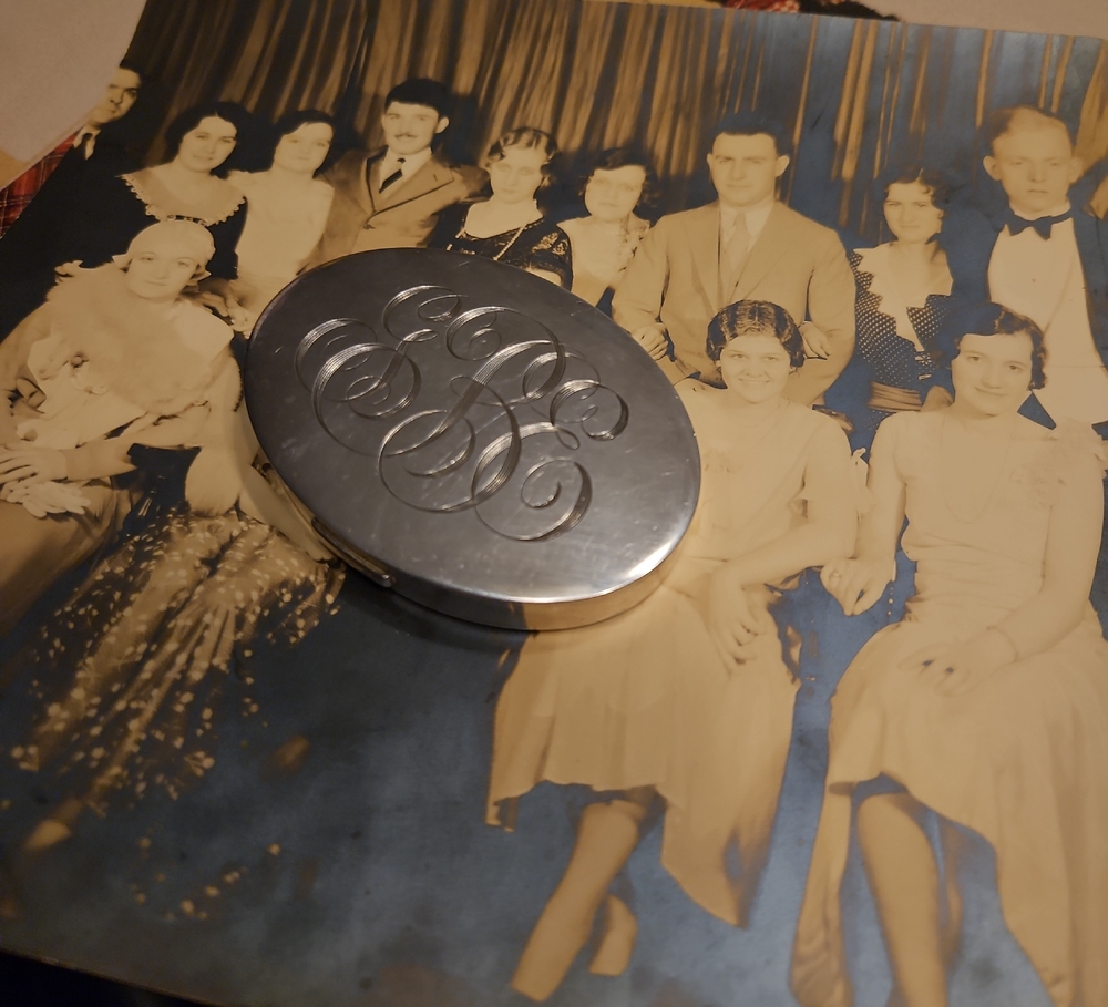 Vintage Sterling Compact